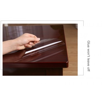 Furniture foil Transparent solid wood dining table Marble coffee table glass desk protective film PET Self-adhesive tablecloth