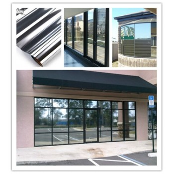 24inch x 33feet/0.6x10m Commercial Window Tints Silver Reflective Films 20% VLT Silver Tint