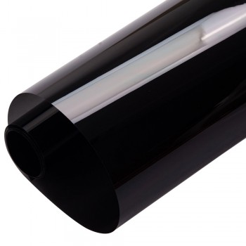 60x100ft/1.52x30m Self adhesive Privacy Window Film Black Window Films suitable for Bathroom Home and Office