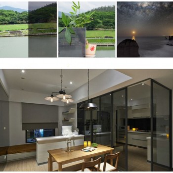 Grey Decals 20% Window Stickers 60x33/Roll home building color window vinyl