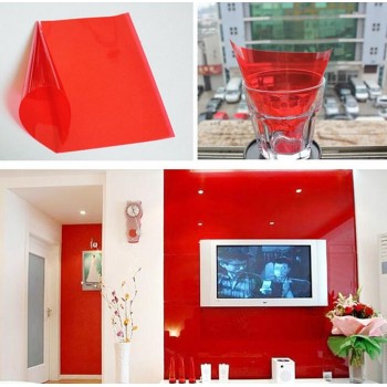 Red Window Decals Stickers 5x33ft/Roll 2Mil Solar window Foils