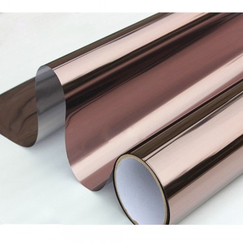 70x500cm Solar Bronze Silver Window Tint Film One Way Vision Reflective Window Film