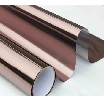 70x500cm Solar Bronze Silver Window Tint Film One Way Vision Reflective Window Film