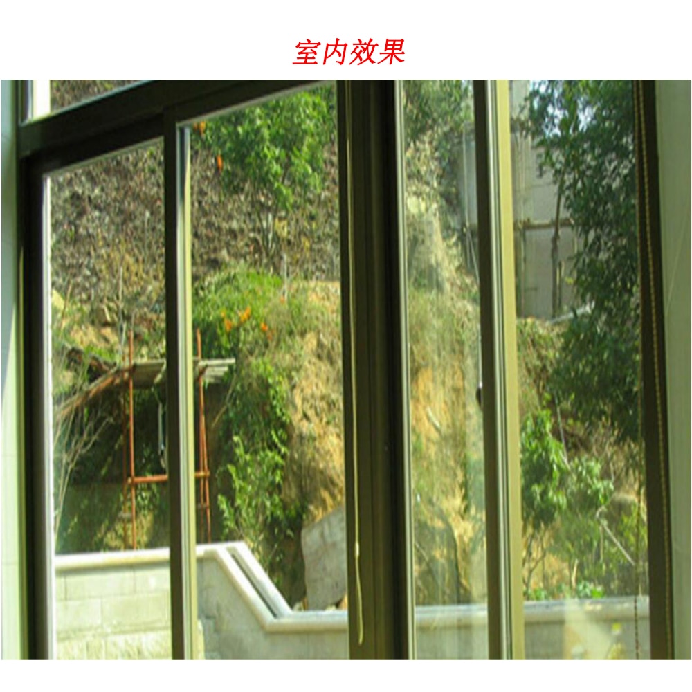 70x500cm Mirrored Silver Gold Solar Reflective Window Film One Way Privacy Tint for Home Office Store Glass