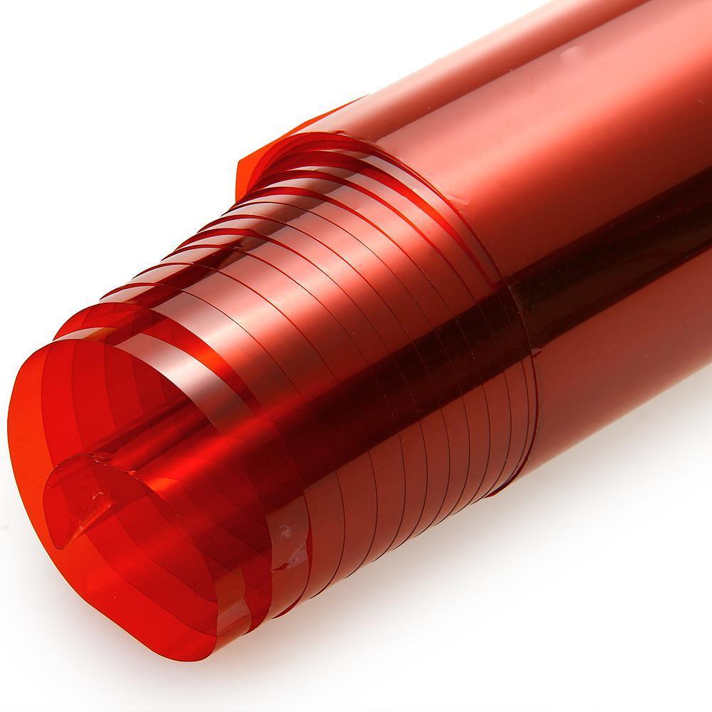 Red decals Window Tints Colorful Privacy window Films 50x300cm