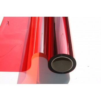 Red decals Window Tints Colorful Privacy window Films 50x300cm