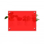 20x33ft(50cm x 10m) Red Window Tint Film Sicky Back Optically Clear Stain Glass Tint Vinyl