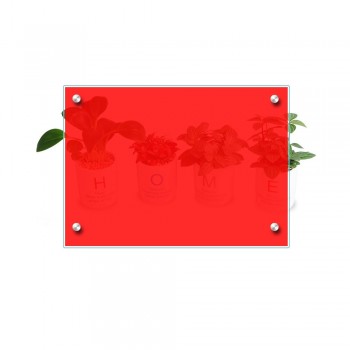 20x33ft(50cm x 10m) Red Window Tint Film Sicky Back Optically Clear Stain Glass Tint Vinyl