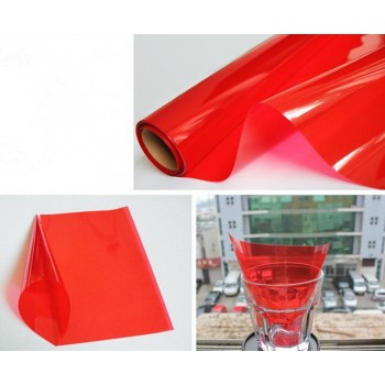 50CMX6M Red home car window tints 2mil 15% VLT high quality