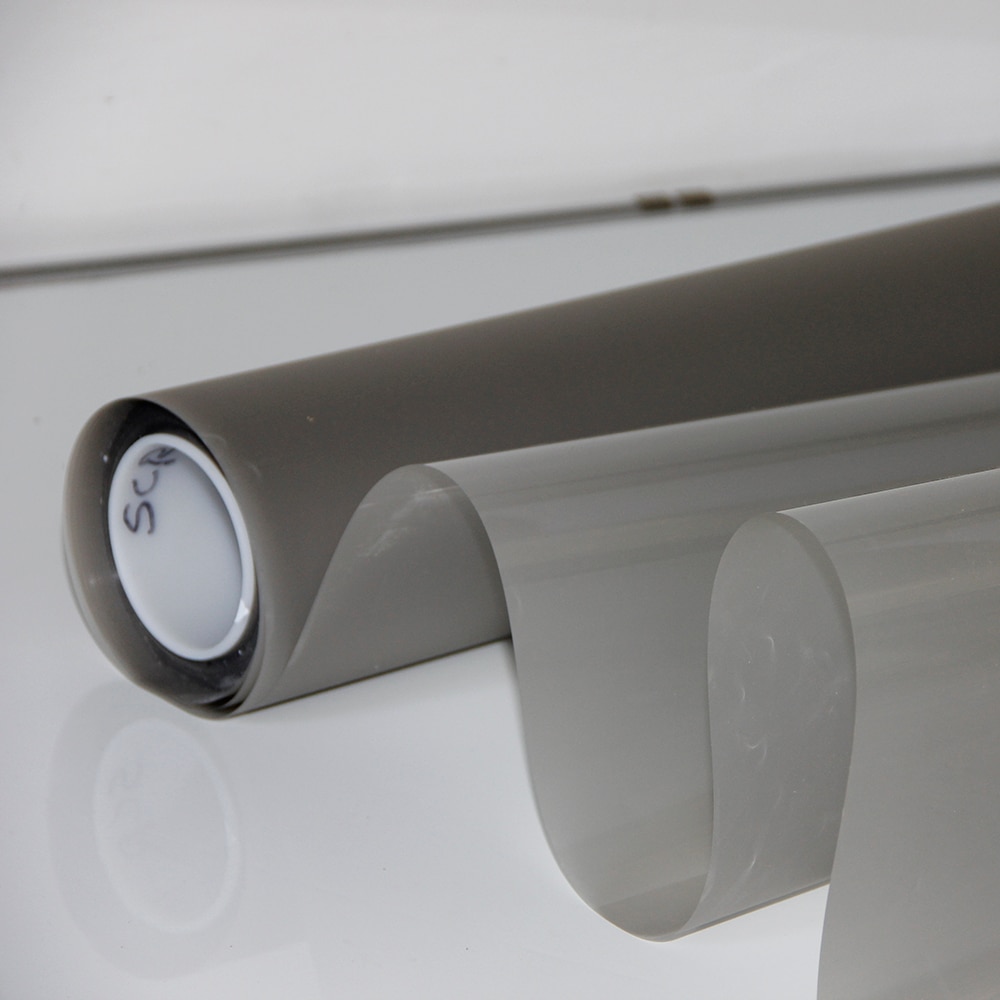 210*297mm/A4 Size Sample Light Grey Holographic Projection Film Adhesive Rear Projection Screen Film Sticker
