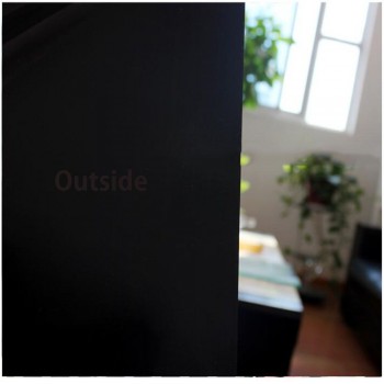 60x20(1.52x0.5m) One Side Black and One Side White Tint Car Window Tint Decorative Film Privacy Window Tint Vinyl