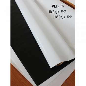 60x20(1.52x0.5m) One Side Black and One Side White Tint Car Window Tint Decorative Film Privacy Window Tint Vinyl