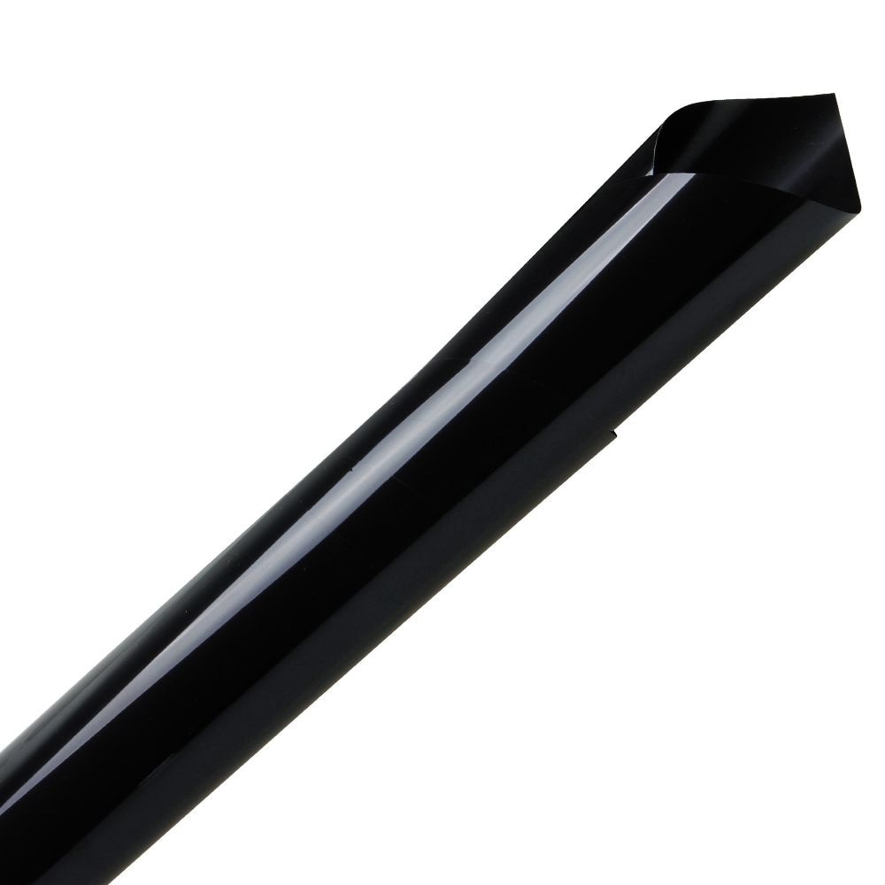 100% Black Tint Building Window Film Opaque Black Tinting Decorative Film Privacy Vinyl 60x20(1.52x0.5m)