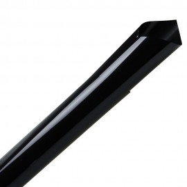 100% Black Tint Building Window Film Opaque Black Tinting Decorative Film Privacy Vinyl 60x20(1.52x0.5m)