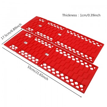 2pcs Trucks Snow Chains For Wheels Car Foldable Anti-skid Plat Mud Tires Protection Chain Automobiles Roadway Safety Accessories