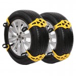 1PCS POWERTIGER Easy Installation Simple Winter Truck Car Snow Chain Tire Anti-skid Belt-D2TB Can Use For More Times