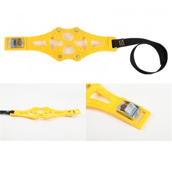 1PCS POWERTIGER Easy Installation Simple Winter Truck Car Snow Chain Tire Anti-skid Belt-D2TB Can Use For More Times