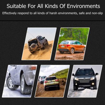 1/5/10pcs Tire  Anti-Skid Snow Chains TPU Car SUV Winter Safe Driving Anti-Slip Belt For Ice Snow Sand Mud Road +Bag+Gloves