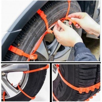 10pcs/lot Car Universal Mini Plastic Winter Tyres wheels Snow Chains For Cars/Suv Car-Styling Anti-Skid Autocross Outdoor