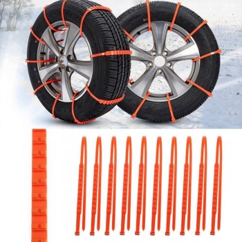 10pcs/lot Car Universal Mini Plastic Winter Tyres wheels Snow Chains For Cars/Suv Car-Styling Anti-Skid Autocross Outdoor