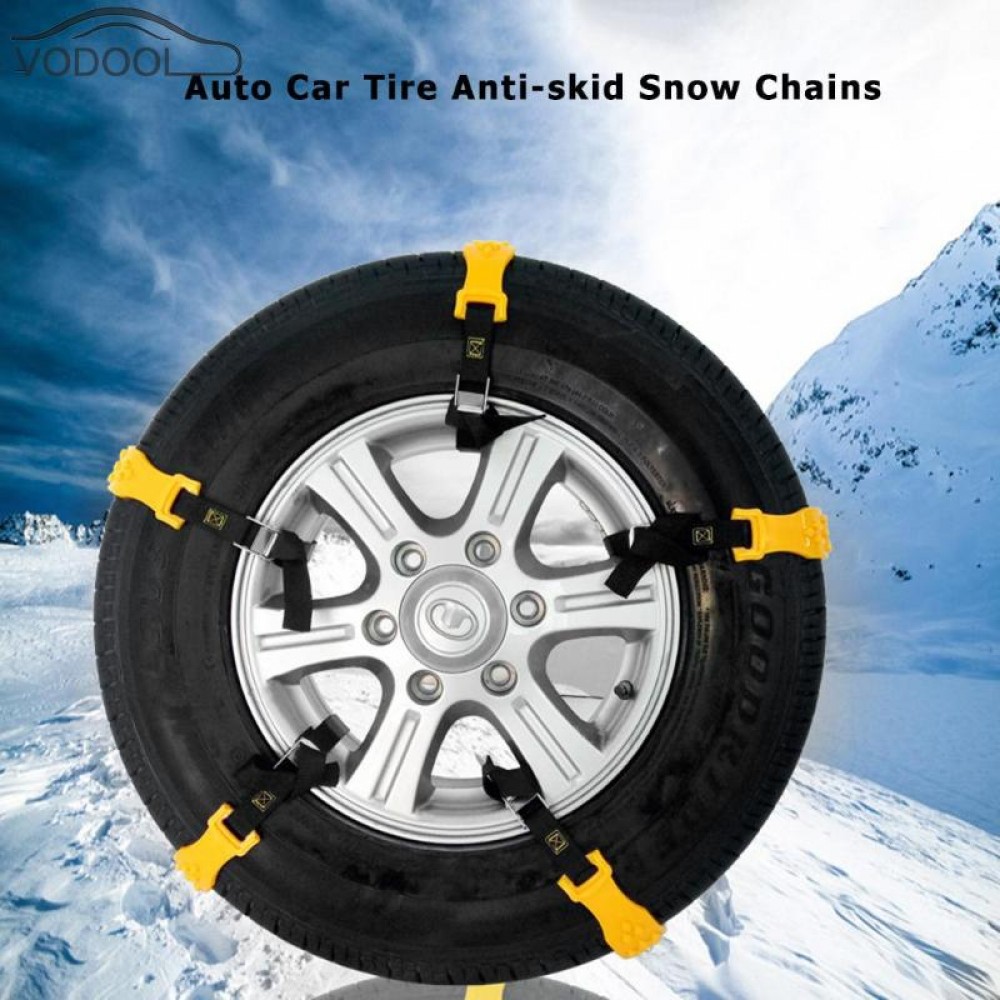 10pcs Universal Auto Car Anti-skid Chains Winter Driving Belt Vehicles Wheel Antiskid Non-slipping Ice Snow Sand Mud Tire chain
