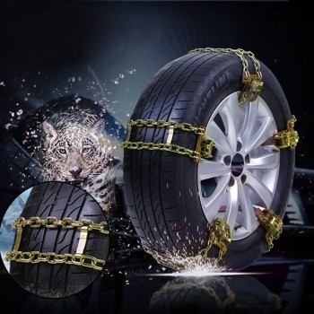 3 Size Durable Manganese Steel Car Tire Anti-skid Chain Easy Application Tire Anti-skid Belt For Snow Road Ice Road Sand Road