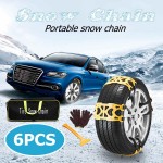 Andew TPU Snow Chains Universal Car SUV Wheel Tyre Anti Slip Belt For Winter Ice Climbing Muddy Ground Driving Tire Anti Skip