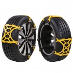1 set 6pcs Universal Auto Car Snow Anti-skid Chains Winter Snow Chains Vehicles Wheel Antiskid Non-slipping Tire For 155-285mm