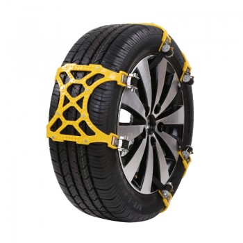 1 set 6pcs Universal Auto Car Snow Anti-skid Chains Winter Snow Chains Vehicles Wheel Antiskid Non-slipping Tire For 155-285mm