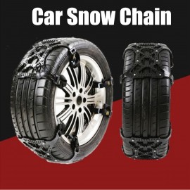 1/3/6 PCS Black Anti-skid Car Snow Tyre Tire Chains Beef Tendon Vehicles Wheel Chain For Car-Styling Anti-Skid Autocross Outdoor