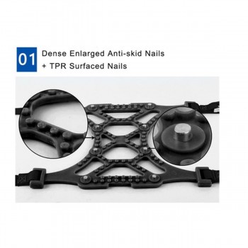 1/3/6 PCS Black Anti-skid Car Snow Tyre Tire Chains Beef Tendon Vehicles Wheel Chain For Car-Styling Anti-Skid Autocross Outdoor