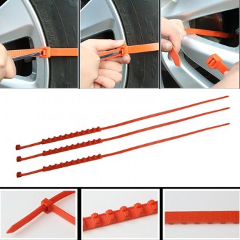 POSSBAY 10Pcs Universal Winter Anti Slip Car Snow Chains Anti Ski Car Wheel Belt Wheels Tyres Chain Non Slip Tires Accessories