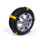 1PCS Yellow Plastic Beef Tendon Wheel Tire Anti-skid Snow Chains Car Tire Snow Chains Universal For 145-295 mm