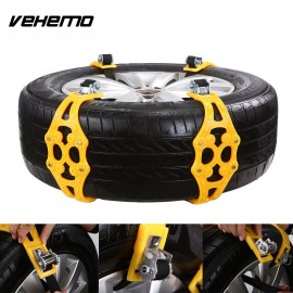 Vehemo TPU Alloy Strap Wheel Snow Chain Outdoor Automobile Tie Car Truck Belt Universal Tire Tyre