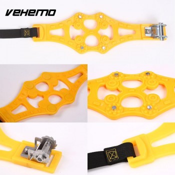 Vehemo TPU Alloy Strap Wheel Snow Chain Outdoor Automobile Tie Car Truck Belt Universal Tire Tyre