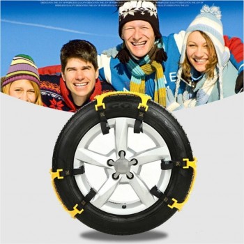 3x TPU Snow Chains Universal Car Suit 165-265mm Tyre Winter Roadway Safety Tire Chains Snow Climbing Mud Ground Anti Slip