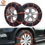 POSSBAY 10 Pcs Automobiles Accessories Anti Slip Tyre Chain nti-skid Car Mud Snow Chain Car Wheel Belt Winter Non Slip Tires
