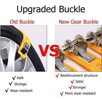 Thicker TPU Snow Chains Universal Car Suit Tyre General Automobile Tire For SUV Off-road Safety Chains Snow Mud Ground Anti Slip