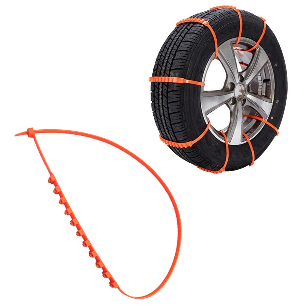 1 Pcs Car-Styling Winter Snow Chain Anti-skid Mud Wheel Tyre Thickened Tendon Snow Chains Tire Accessories For All Cars #30