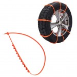 1 Pcs Car-Styling Winter Snow Chain Anti-skid Mud Wheel Tyre Thickened Tendon Snow Chains Tire Accessories For All Cars #30