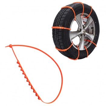 1 Pcs Car-Styling Winter Snow Chain Anti-skid Mud Wheel Tyre Thickened Tendon Snow Chains Tire Accessories For All Cars #30