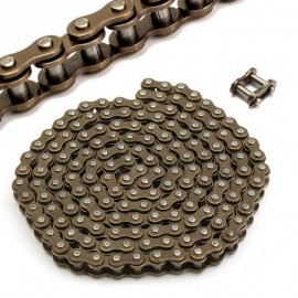 Scooter Chain Strength and Super Wear Resistant 25H 136 Segment Chain For Electric Scooter 55-65-80 Gear Chain Drum #0804
