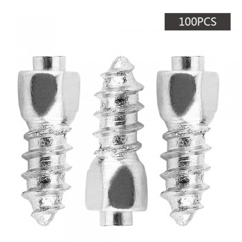 Tire Stud Screws 100 Pcs 12mm Anti-Slip Screw Stud Wheel Tyre Snow Tire Spikes Trim Universal for Car SUV ATV Motorcycle Bike