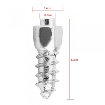 Tire Stud Screws 100 Pcs 12mm Anti-Slip Screw Stud Wheel Tyre Snow Tire Spikes Trim Universal for Car SUV ATV Motorcycle Bike