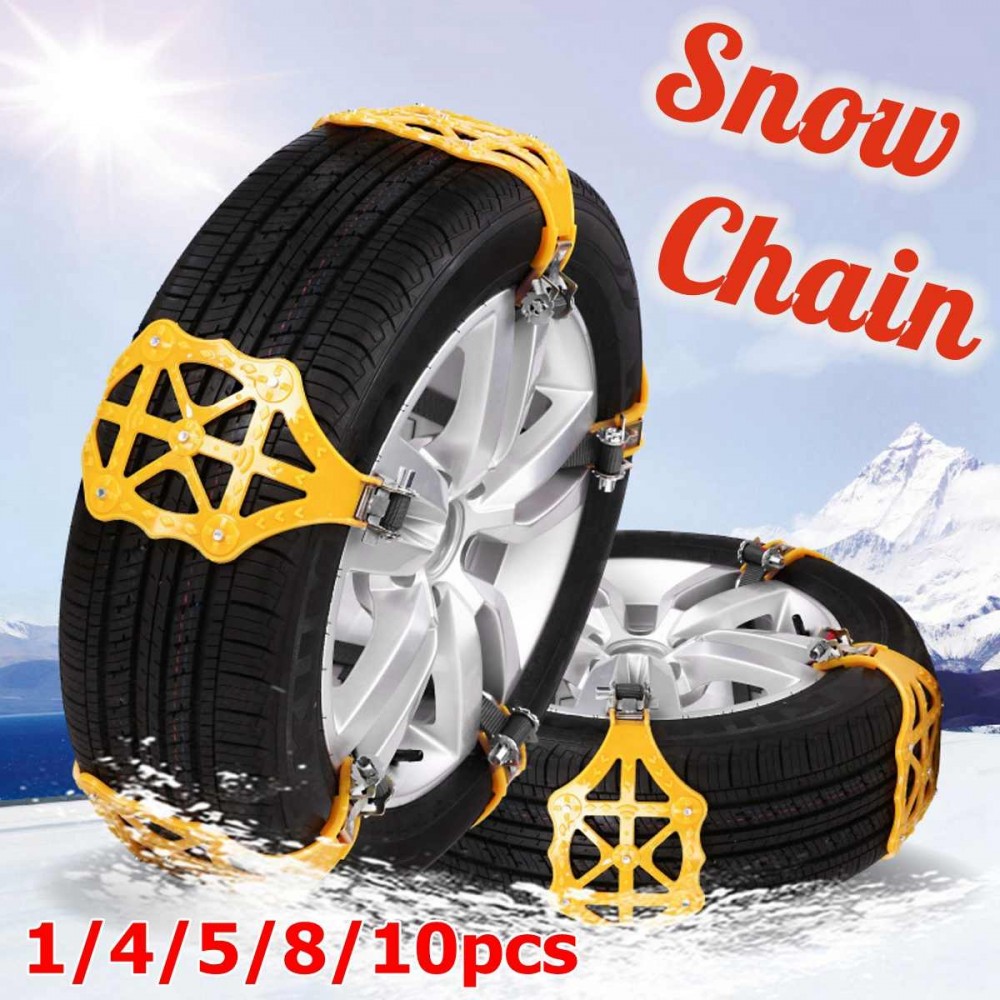General Automobile Tire TPU Anti-Skid Snow Chains Universal Car Suit For Off-road Gear Buckle Anti-slip Tyre Mud Snow Chains