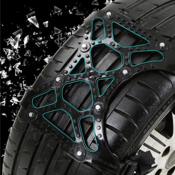 Newest Tire Chain Car Vehicle Truck off the road SUV Safe Tire Wheel Chain Anti-skid Universal Car Tire Snow Chains Tyre Black