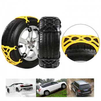 Newest Tire Chain Car Vehicle Truck off the road SUV Safe Tire Wheel Chain Anti-skid Universal Car Tire Snow Chains Tyre Black