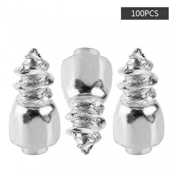 100PCS/Set Tire Stud Screw 9mm Anti-Slip Screw Stud Tyre Snow Chains Tire Spikes Trim For Motorcycle Car Truck Accessories