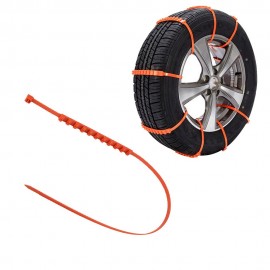 Snow Chain 2.5mm Car-styling 1Pcs Winter Anti-skid Chains for Car Snow Mud Wheel Tyre Thickened Tire Tendon