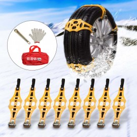 TPU Snow Chains Universal Car Suit Gear snap Anti-slip Chain For SUV off-road Mud Sand General Automobile Tire Chain